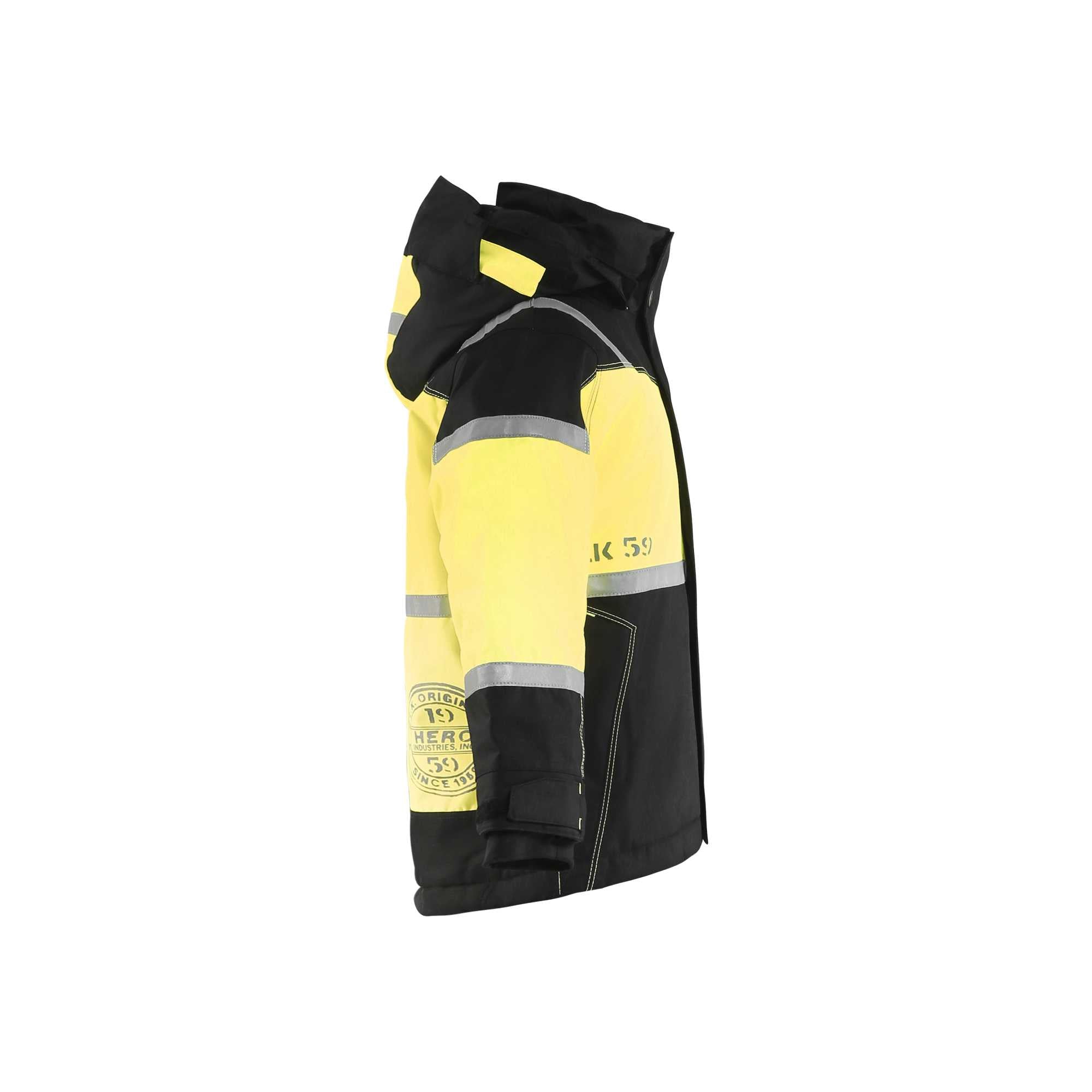 BLAKLADER 48581977 Children's Winter Jacket Hi Vis Reflective Work Jacket MEN - Waterproof